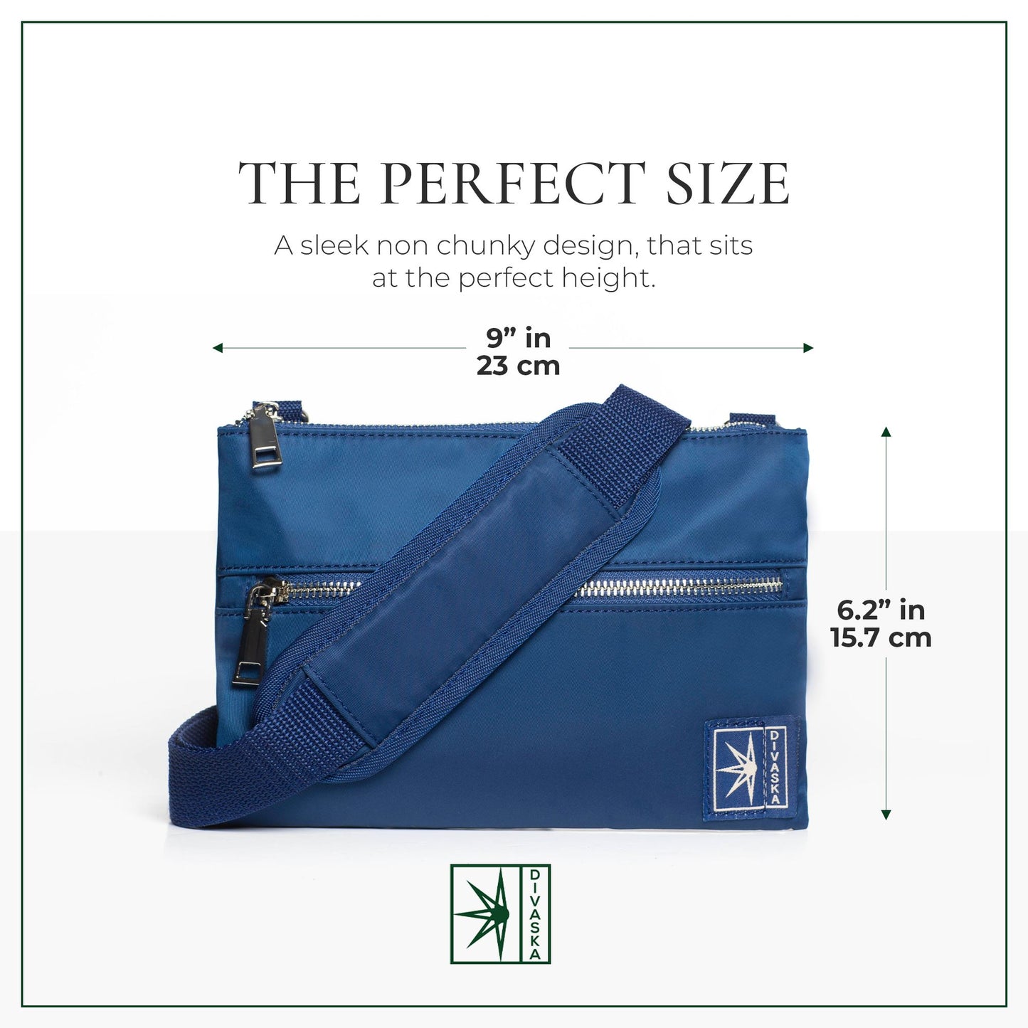 Unit 001 - Royal Blue Messenger Bags DIVASKA 